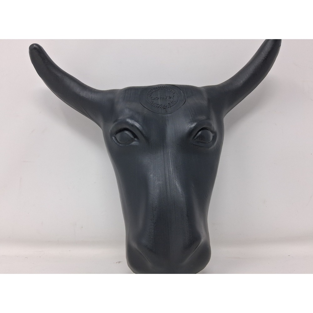 Colorado Saddlery Jr Steer Head Roping Dummy Black Plastic 14-31 11in Horns. Y - Picture 3 of 11